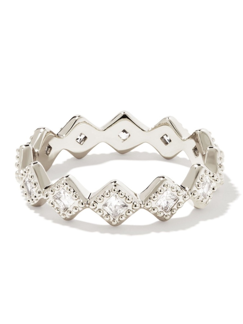 🆕 Kendra Scott Rhodium Kingsley Ring